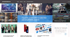 Desktop Screenshot of crowdedbrain.co.uk